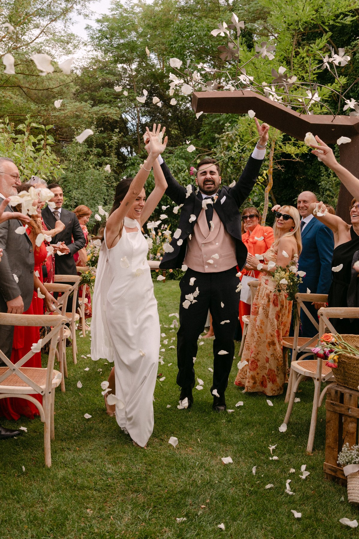 Detalle de la mesa presidencial — boda de Yolanda y Javier en Dehesa de Canónigos, Valladolid